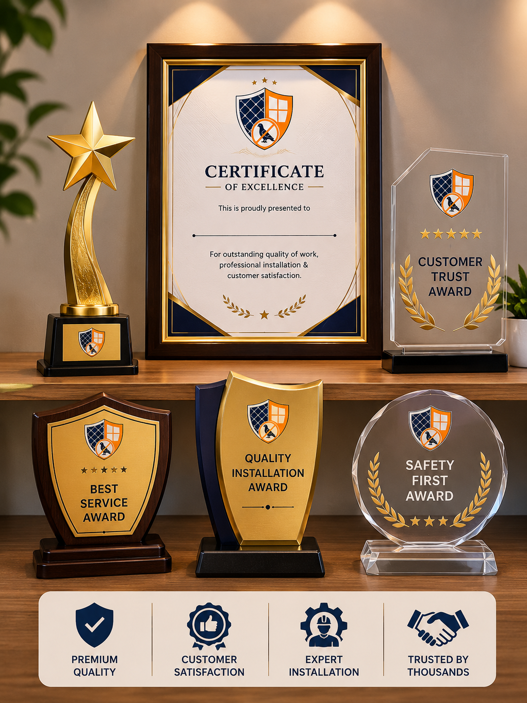 Awards received by Sriman Safety Nets and Invisible Grills, Chennai